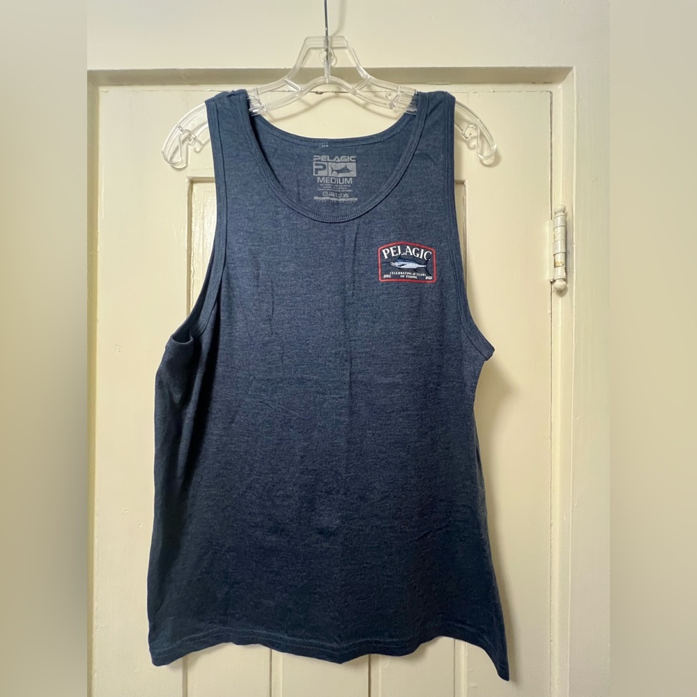 Pelagic Men's Navy Blue Tank Top - NWOT